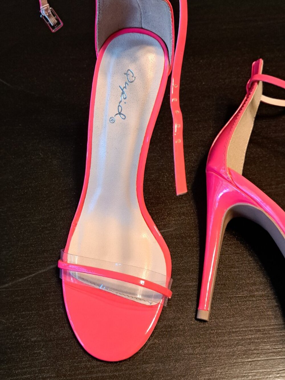 Qupid Hot Pink Heels